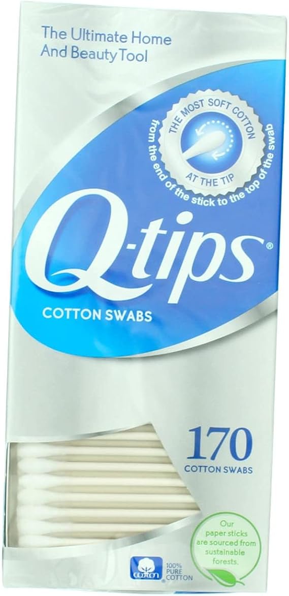 Q-Tips Q-Tips Flexible Cotton Swabs, 170 each (1 Pack)