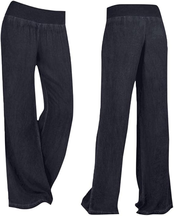Linen Pants Women 2025 Summer Casual Loose Linen Wide Leg Palazzo Pants Spring High Waist Flowy Beach Trousers Outfits