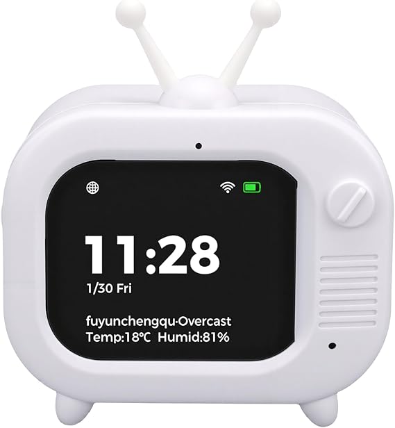 Fockety Al Robot, Real Time Interactive Smart Talking Robot Companion, AI Desk Companion, Customizable Character with Multi Model 60+ Languages for Kids & Adults, Girls & Boys