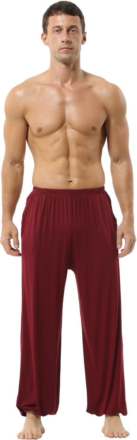 Hoerev Super Soft Modal Spandex Harem Yoga Pilates Trousers