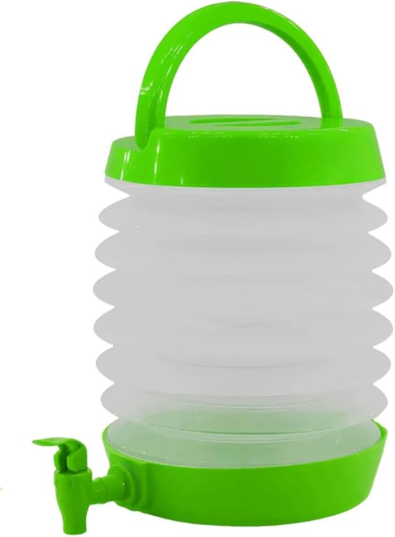 Water Dispenser Ayran Soft Drink Beverage Canister Dispenser Foldable Faucet Thermos Fountain Bellows 5.5 Liter
