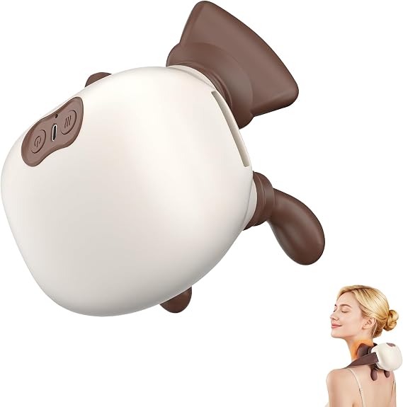 TREEFIA Shoulder and Neck Massager with Heat Heated Massager, Neck Massager with Fingers, Shoulder Massager with Hands, Simulates a Real Palm Massage for Comfort, Relax Muscle Tension