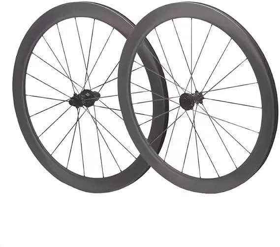 Carbon Spoke Road Bike 700C Carbon Fiber Disc Brake Wheel Set C50 Carbon Knife Opening Vacuum Wheelset