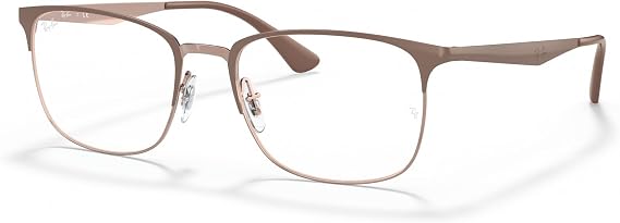 Ray-Ban Unisex Rx6421 Square Prescription Eyeglass Frames