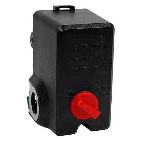 4 Port Air Compressor Pressure Switch Control Valve 95-125 PSI LF19A-L4