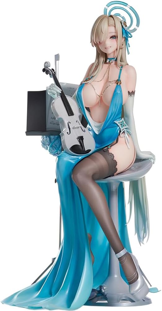 Ichinose Asuna Figure,Anime Amau AKO/Kyougoku Satsuki/Tsukatsuki Rio Figure,Anime Girl Figures Action Model,Cute Blue Manga Game Figurine Collectible Ornament