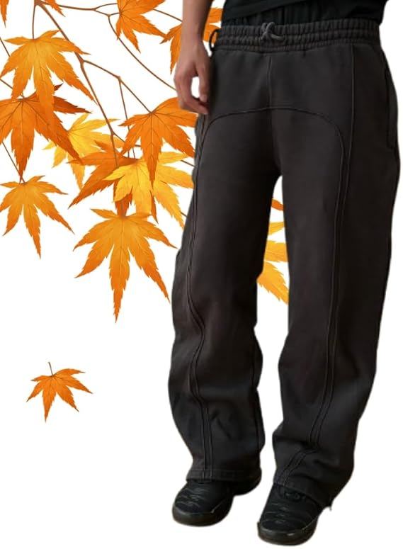 Men's Cargo Jogger Sweatpants, Athletic Baggy Fit, Elastic Drawstring Waist with Pockets
