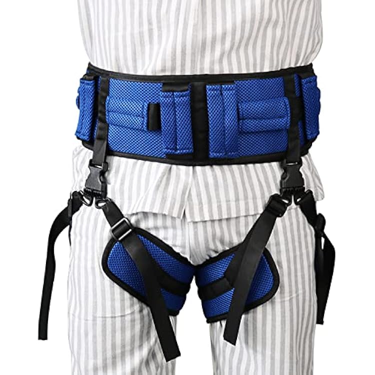 Gait Belt Walking Transfer Belt with Leg Loops Physical Therapy Medical Nursing Safety Gait Assist Device,XL