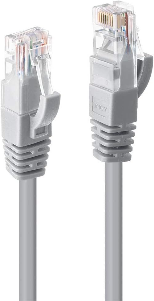 Lindy 10 M Cat6 Utp Snagless Network Cable - Grey