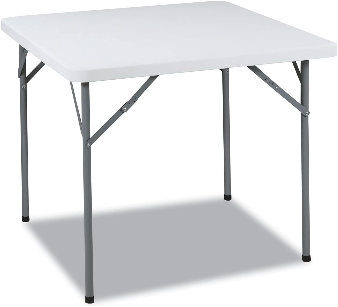 Iceberg IndestrucTable Classic Folding Table, Square, Platinum Granite, 200 Lbs. Weight Capacity 34 L x 34 W x 29 H
