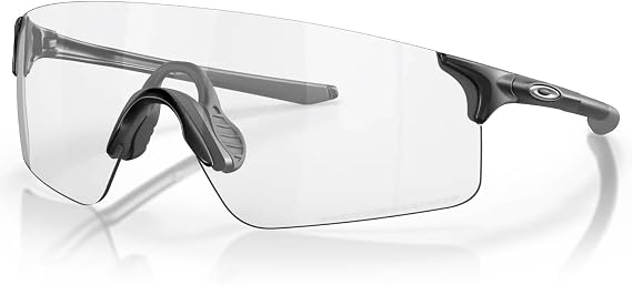 Oakley Mens OO9454 EVZero Blades Rectangular Sunglasses, Matte Black/Clear Black Iridium Photochromic, 38 mm