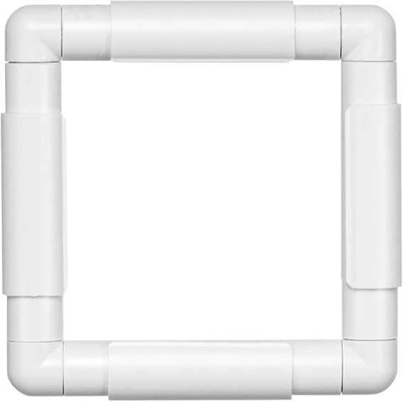 Q Snap Frame for Square Cross Stitch, Plastic Material, Perfect for Embroidery, Quilting, and Silk Painting