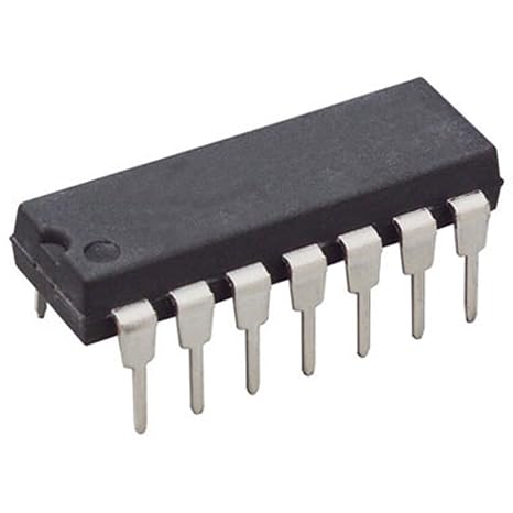 CD4081 ICS and Semiconductors, Quad 2-Input and Gate, DIP-14, 14-Pin, 330ns (Pack of 10)