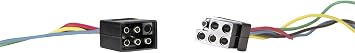 Hopkins Towing Solutions 47995 6-Pole Square Set (with 12" Vehicle Connector and 12" Trailer Connector)