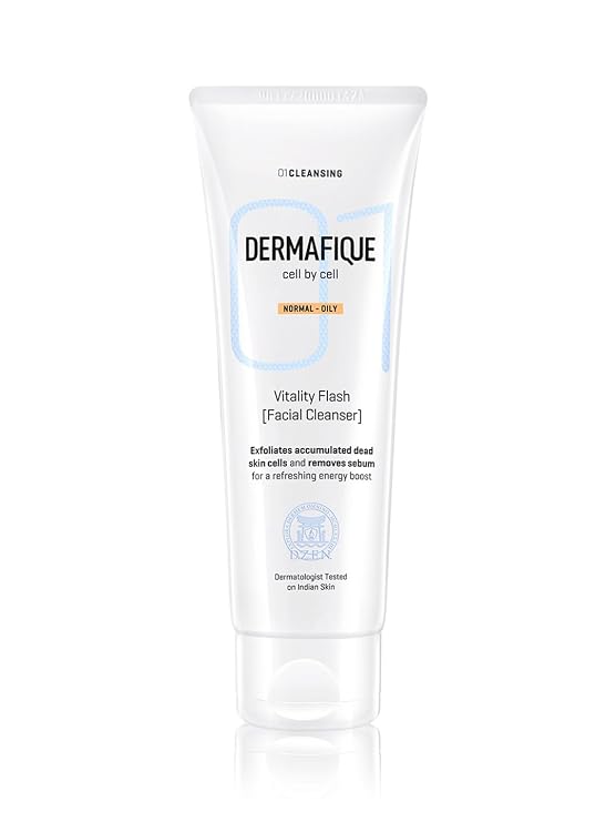 Dermafique Vitality Flash Facial Cleanser, 100Ml