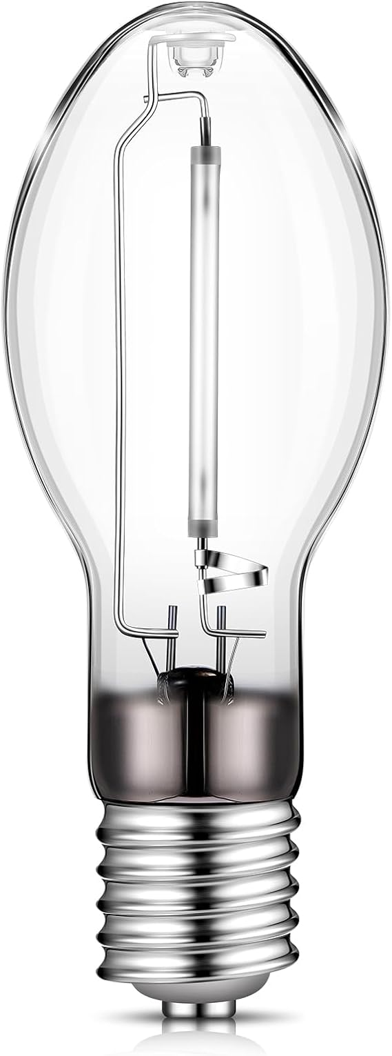 Rossesay LU150/MOG 150 Watt High Pressure Sodium Light Bulb, Mogul Base (E39) Light Bulb, ANSI Code S55, 2100K Outdoor Street Bulb, 20000 Life Hours