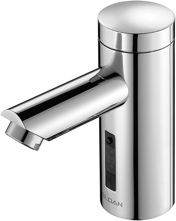 Sloan Optima EAF-250 Sensor Faucet, 0.35 GPM, Chrome Finish, Less Mixer