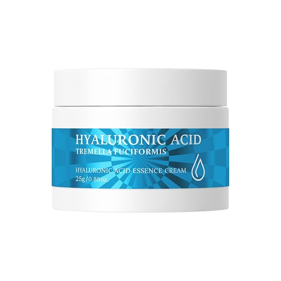 Moily 1pc 25g Hydrating Face Cream with Tremella Extract Deep Moisture & Smoothing Essence for Daily Skincare Blue One Size