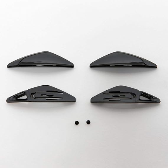 Shoei RF-1200 Upper Air Intake Motorcycle Helmet Accessories - Matte Black/One Size