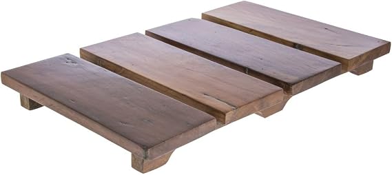 HUBERT Wood Pallet Display Riser Rectangular - 24" L x 15" W x 2 1/2" H