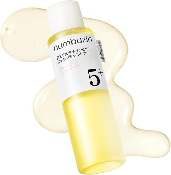 Numbuzin No. 5 Shirotama Glutathione C Toner 200ml - Glutathione, Vitamin C, Niacinamide High Concentration Formula for Skin Tone, Pigmentation, Dullness, and Melasma Care