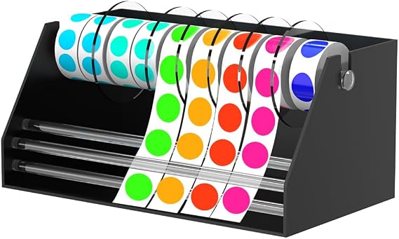 Acrylic Sticker Label Roll Dispenser - Label Dispenser Sticker Roll Holder