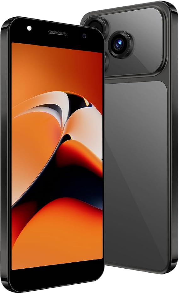 Unlockable Phone, Supports 4G Network, Android Phone, 5.0-inch Screen, 2GB RAM + 16GB ROM/TF 256GB, Dual SIM, Dual Camera, Suitable for Beginners (28black)