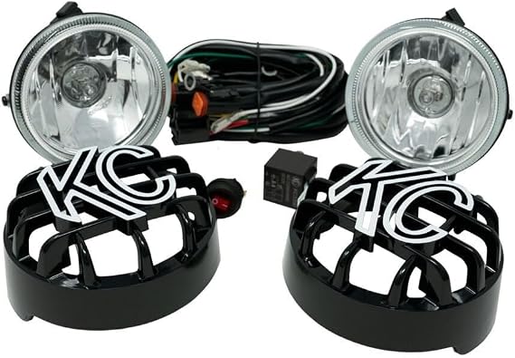 KC HiLiTES 490 Rally 400 4" 55w Driving Light System,Black