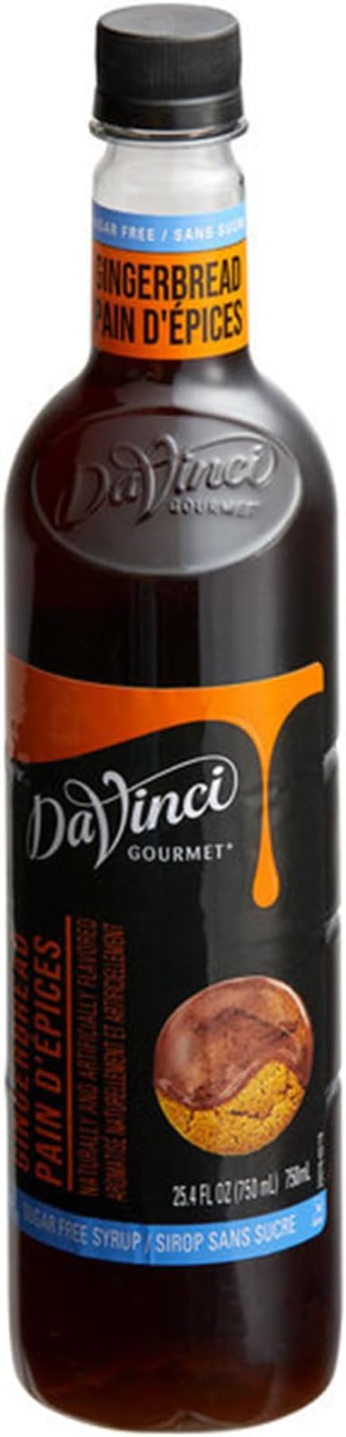 Gourmet Sugar Free Gingerbread Flavoring Syrup 750 mL WS-711SYPSF4GBD-NF