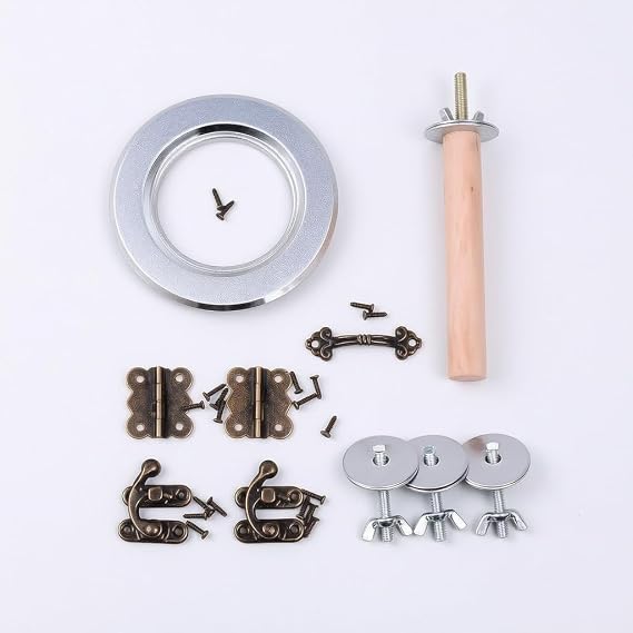 Breeding Box Accessory Set, Bird Breeding Equipment, For Aviary Managers, Cockatiel Breeding Box Accessories Set with Screws, Inner Diameter 75cm