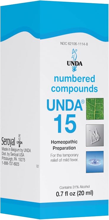 UNDA 15 Numbered Compounds, 0.7 fl. oz.