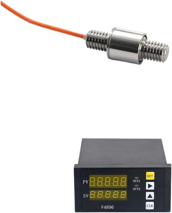 Mini Load Cell Sensor with Indicator Display Compression and Tension Load Cells for Force Measurement 10KG 20KG 30KG 50KG 100KG(500KG and Indicator)