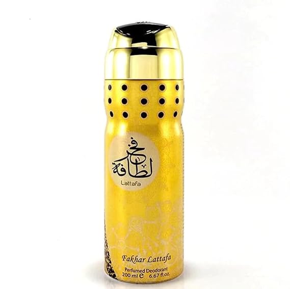 Lattafa Afkaar Perfumed Deodorant Spray, 6.7 Ounce (Unisex)