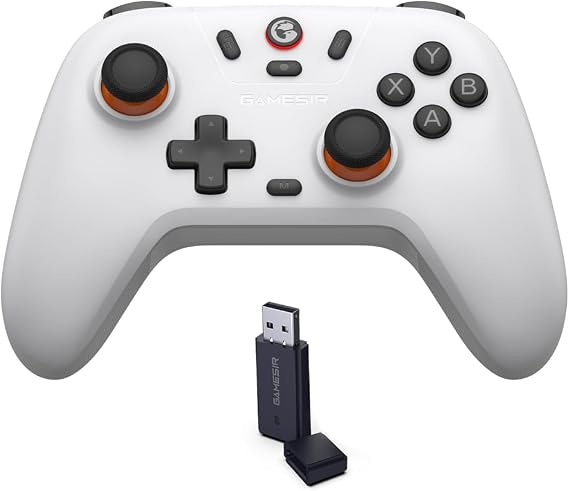 GameSir Nova Lite Game Controller Wireless Bluetooth Wireless Connection Controller Compatible with PC/Steam/Switch/iOS/Android Gamepad Anti-drift Hall Effect Joystick Controller with Turbo Function