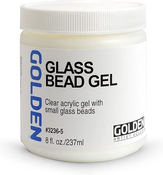 Golden Acryl Med 8 Oz Glass Bead Gel