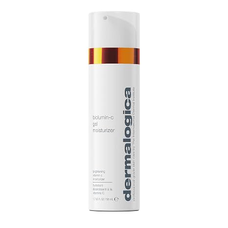 Dermalogica Biolumin-C Gel Moisturizer, 1.7 Fl Oz | Hyaluronic Acid, Vitamin C, Boosts Radiance, Brightens, Weightless Hydration