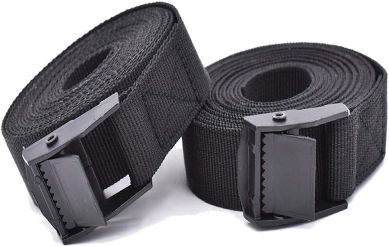 Ratchet Tie Down Straps 3M x 25mm, 2 Pack Heavy Duty Lashing Straps Adjustable Cam Buckle Tensioning Belts for Motorcycle, Cargo, Trucks,Trailer,Luggage