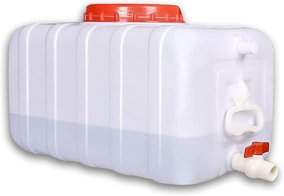Large Plastic Water Storage Tanks Emergency Water Storage 50L/80L/110L/200L Camping & Hiking Water Container, Multifunctional Tank