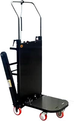 Electric Stair Climbing Hand Trucks Cart,Heavy Duty Folding Stair Climber Cart Hand Trolley,with 5 Wheels,for Stairs 48V42AH