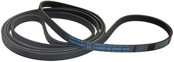 Hotpoint Tumble Dryer Belt 1991 6PHE - Flat Belt for Dryer, Black