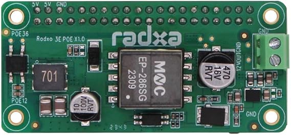 Radxa Zero 3E PoE HAT,Designed for Radxa Zero 3E,Easy to Install and Remove