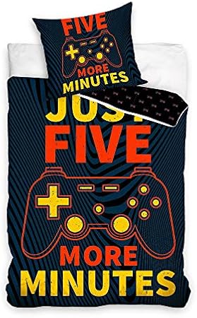 Carbotex Cotton Bed Linen 135 x 200 + 80 x 80 cm Gamers Pad Play Game