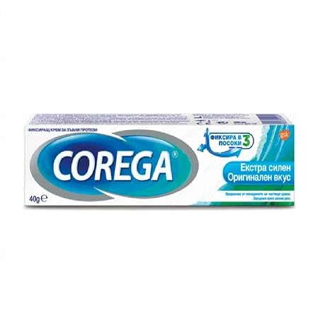 Corega Ultra adhensive cream Extra strong 3x40gr promo offer by Corega
