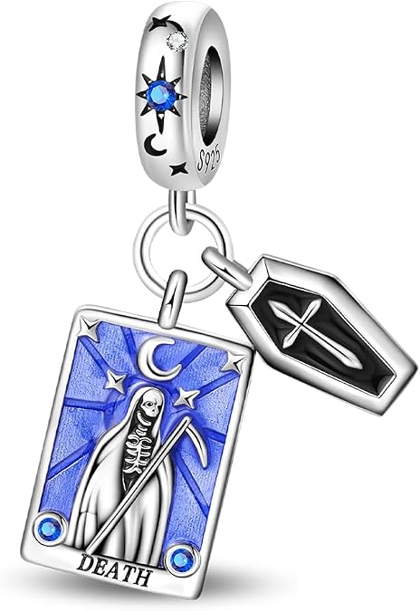 925 Sterling Silver Tarot Card Charms for Pandora Bracelets & Necklaces | DIY Jewelry Beads & Accessories Gift for Women