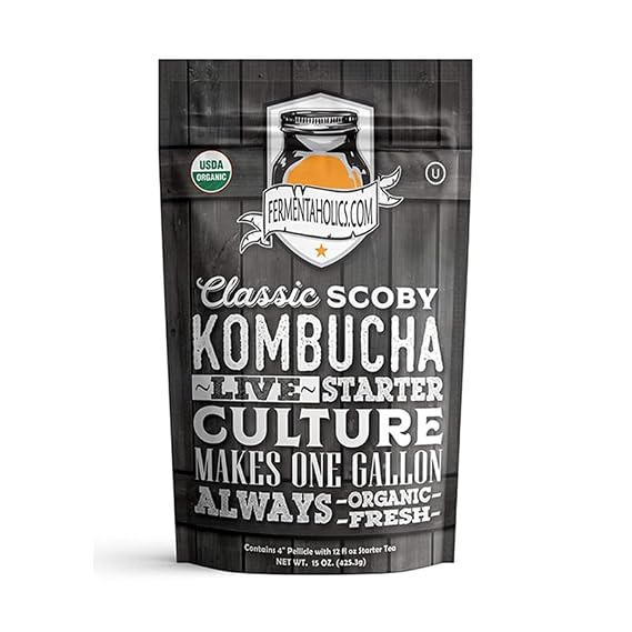 Fermentaholics Fermentaholics Organic Starter Scoby with Starter Culture