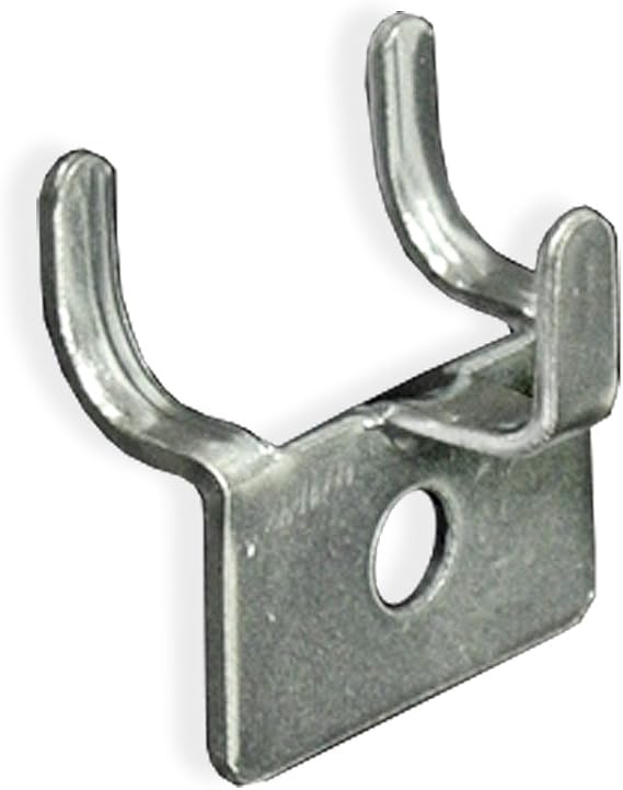 Azar Displays 700017 Metal Prong Hook, 50-Piece Set