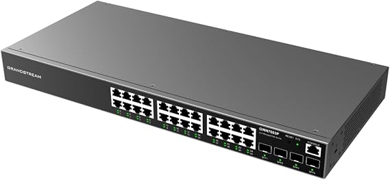 Grandstream GWN7803P | 24-Port Gigabit Ethernet Layer 2+ Managed PoE Switch