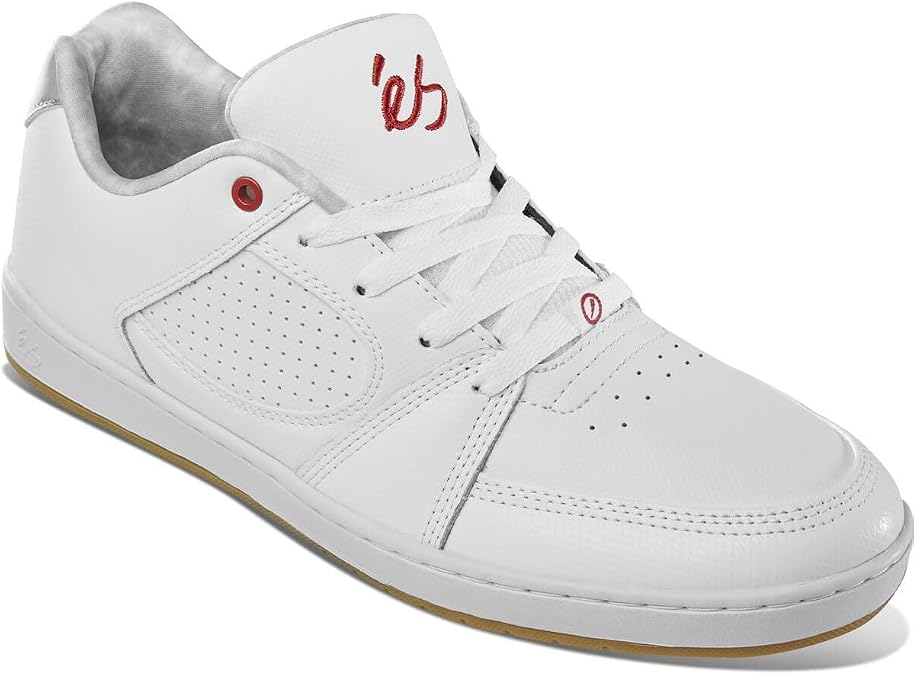 eS Skateboard Shoes Accel Slim White/Silver