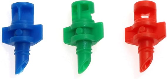 60pcs Water Spray Misting Sprinkler Nozzle 90/180/360 Degree Micro Garden Water Spray Misting Nozzle Sprinkler Sprayer Lawn Irrigation Kit
