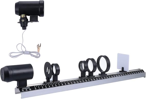Science Classroom Optics Kit 9pcs Labs Complete optical bench kit Basic Optical Bench Optical Instrument Optical Bench Set